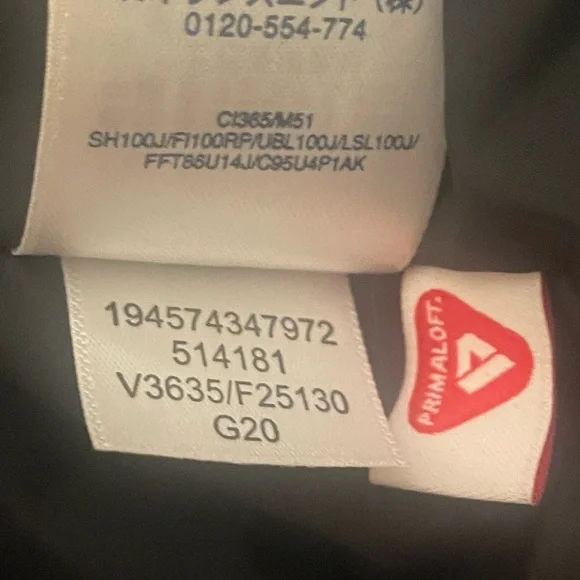 Lands End Puffer Coat Parka Womens XS Black Long PrimaLoft Quilted Fur Trim Cozy - Picture 9 of 10